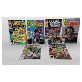 Six Marvel comic books, includes X-Men, Vision