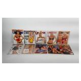 Ten Playboy magazines, five special edition