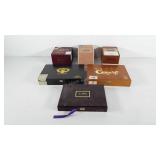 Six cigar boxes, includes Cornelius and Anthony,