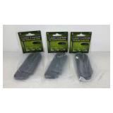 Three carbide sharpeners, new in packaging.