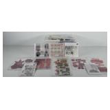 Art supplies, 16qt storage tote full of stamps,