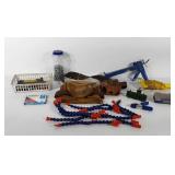 Miscellaneous tools, includes tool belt, caulking