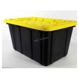 HDX heavy duty 27 gallon tote with lid