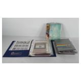 Art supplies, includes three binders of stamp