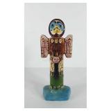 Ezra Brooks ceramic whiskey decanter, 15"