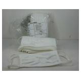 Package of twenty cotton face masks, new in bag.