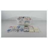 Art supplies, 16qt storage tote full of ink pads