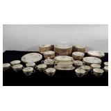 Pope Gosser Fleurette dishes, blue floral China