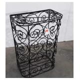 Wrought Iron Clothes Hamper type Rack, top lift