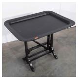 Tea Service Tilt Top Tray Style Stand, black