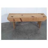 Pine Bench, great sitting or Crock type Bench,