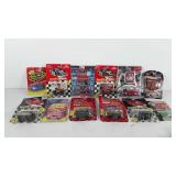 Twelve die-cast metal cars, in original