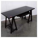 Writing Desk Table with saw horse style legs,