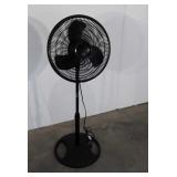 Lasko Home Furnishings floor fan, black color and