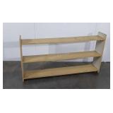 Pine painted Shelf unit, 55x10x29" high