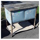 Early Double Bay Utility Sink, portable on