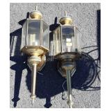 Pair of Brass Porch Lights