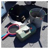 Miscellaneous items include, ash can with shovel,