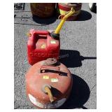 Two Gasoline Cans 2 gallons