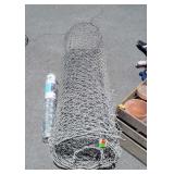 Chicken wire, new roll 2ft x 50ft, plus a partial
