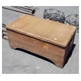 Early Hope Chest type Footlocker trunk