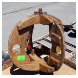 Early wooden Mold for something. Neat reclaim