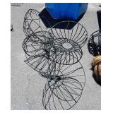 Four Wire Hanging flower baskets