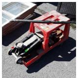 Mechanics Lot. Poly creeper seat caddy, and Sears