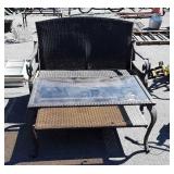 Hampton Bay 2pc Outdoor Furniture Set, Loveseat