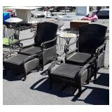 Hampton Bay 2pc Outdoor Furniture Set, Two Chairs