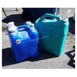 Two plastic Drinking Water Containers