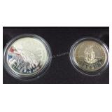 US Congressional Coins 1989 Two Coin Proof Set w/