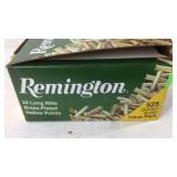 Ammo, Remington 22long rifle brass plated hollow