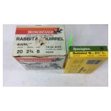 Ammo, Winchester 20ga 2 3/4in 6 shot 23 rounds