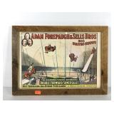 Advertising circus mini poster for the Hazardous,