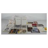 Stationary, 16qt storage bin of cards, includes