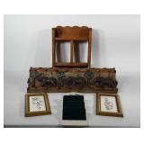 Home decor group, pair of hummingbird prints,