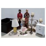 Decor group, jewelry chest,