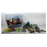 Toys, includes terrain play mats, tanks and other