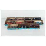 Train miniatures, eleven boxes of Athearn train
