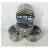 Four rolls of digital camouflage cloth tape. Each