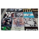 Large group of vinyl records, includes Elton