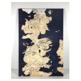 Game of Thrones Westeros decor stretched canvas