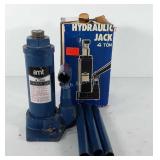 Tools, Hydraulic Jack, 4 ton, with box