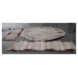 3pc Home Furnishings Rug Set, 2x6ft runner,