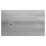 HDX 40 quart tote with lid