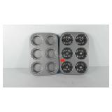 Bakeware, pampered chef mini bundt pan and cup