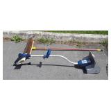 Quickie push broom and snow Joe electric snow