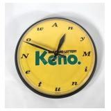 Advertising wall clock, Maryland Lottery Keno