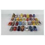 Toy cars, includes race cars, emergency vehicles,